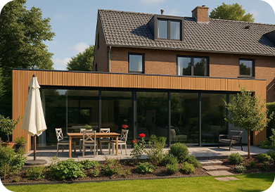 Woodspaces aanbouw